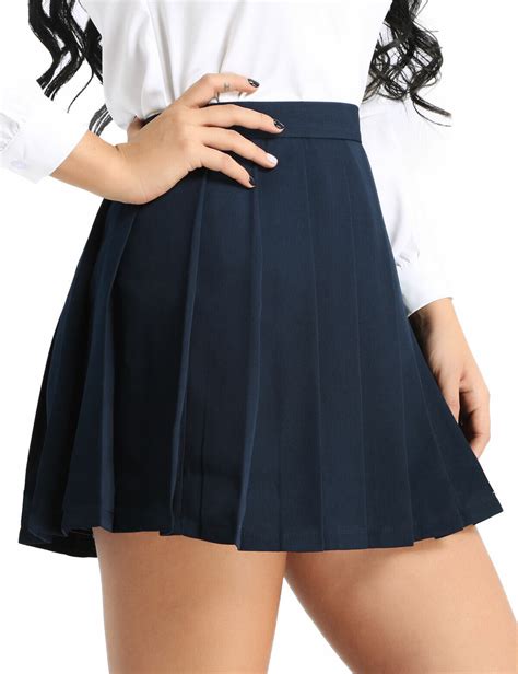 Sexy Women School Girl Mini Dress A Lineflared Plaid Pleated Short Skirt Uniform Ebay