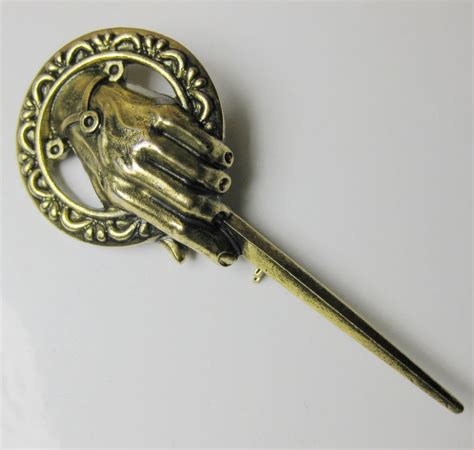 Kings Hand Breastpin Breast Pin Brooch Ouch Game Of Thrones Ice And
