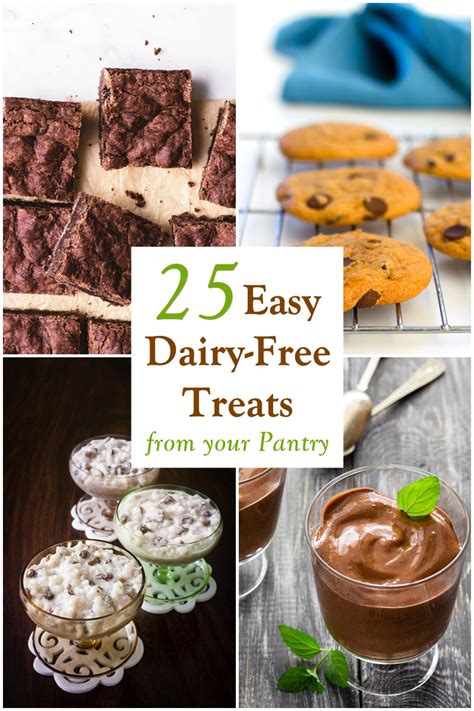 Easy Dairy Free Treat Recipes To Make From Your Pantry