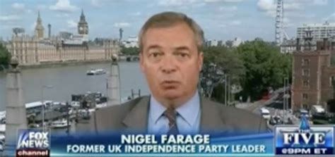 Fox News Contributor Nigel Farage Reportedly ‘person Of Interest To