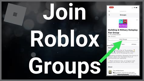 How To Join Groups On Roblox Youtube