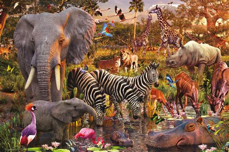 Ravensburger African Animals Jigsaw Puzzle 3000 Piece Puzzle