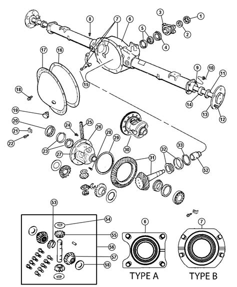 Ram 1500 Front Differential Parts