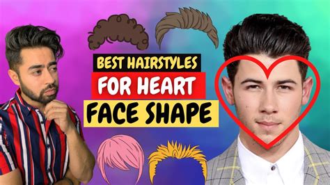 Heart Face Shape Hairstyles Best Hairstyles For Heart Shaped Face Men