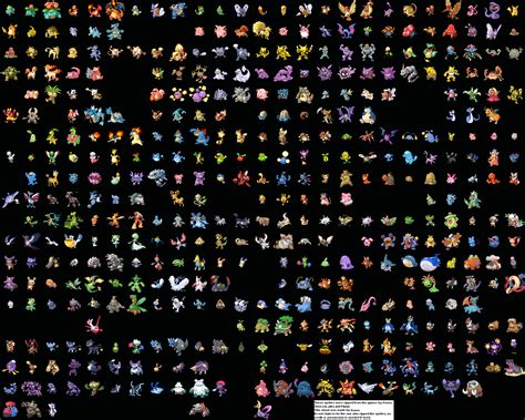 The Spriters Resource Full Sheet View Pokémon Diamond Pearl