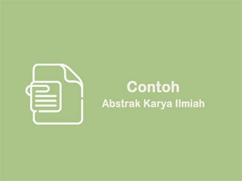 We did not find results for: Contoh Abstrak Karya Ilmiah Bahasa Indonesia - Contoh ...