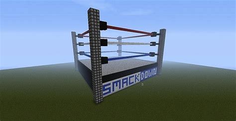 The magic of the internet. WWE Wrestling Ring Minecraft Map