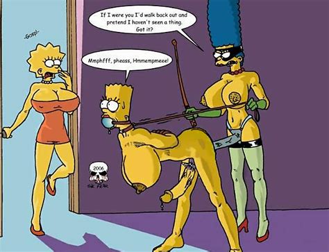 rule 34 bart simpson female genderswap human lisa simpson male marge simpson pegging straight