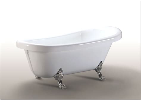 Il modo più semplice per arredare un bagno vintage è scegliere una tradizionale vasca da bagno freestanding con piedini in metallo, da collocare al centro della stanza o vicino a una finestra. Vasca da Bagno Freestanding Bianca con piedini argento ...