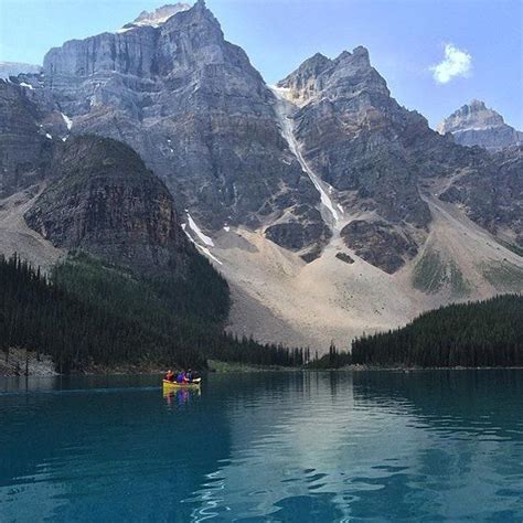 Lonely Planet On Instagram Morning Paddle At Moraine Lake In Alberta