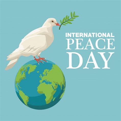 Premium Vector Color Poster International Peace Day Peace Poster