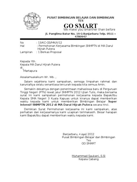 Surat Pengantar Observasi Ke Sekolah » Daily Blog Networks
