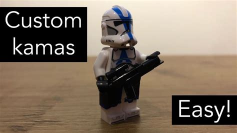 How To Make Custom Lego Kamas For Custom Clones And Other Minifigures