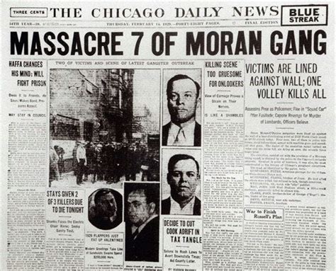 Today In History February 14 1929 Gangster Al Capones Enemies Gunned Down In ‘st Valentine
