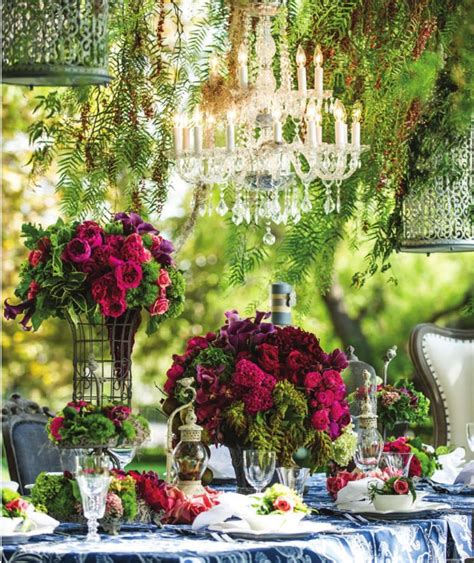 Reds Wines Deep Pinks Greens Gorgeous Outdoor Events Decor Event