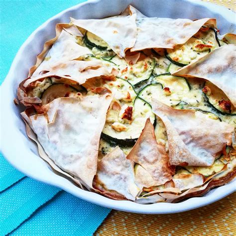 Quiche Met Courgette En Feta In Filodeeg Priyalovesfood Filodeeg