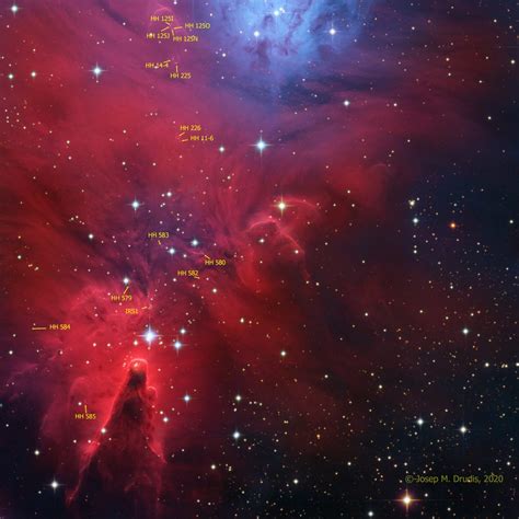 Ngc 2264 The Cone And Fox Fur Nebulae Astrodrudis