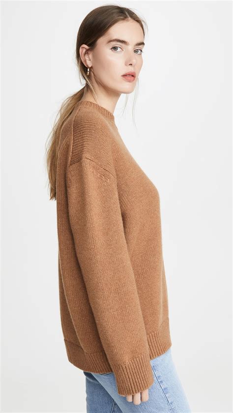 Anine Bing Rosie Cashmere Sweater In Brown Lyst
