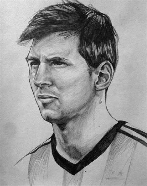 Lionel Messi Sketch Easy
