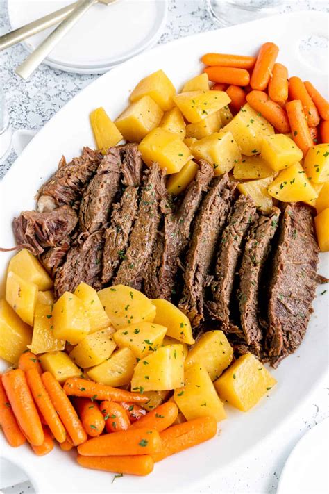 Instant Pot Pot Roast With Carrots And Potatoes Easy Weeknight Recipes