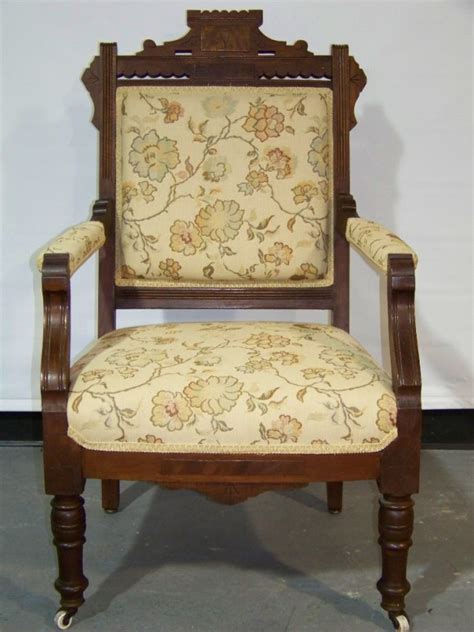 Great Antique Victorian East Lake Style Arm Chair Lot 82