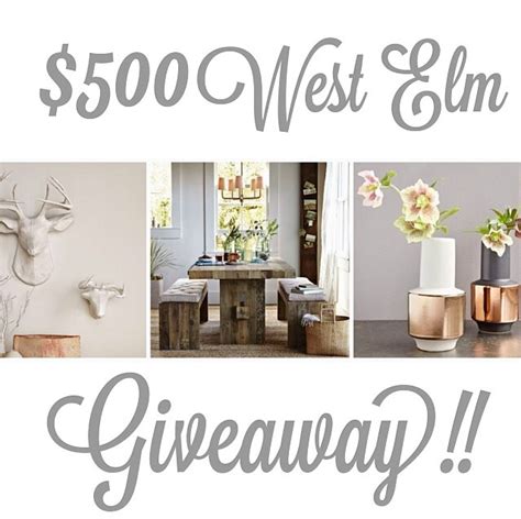 Which could be anywhere between now and april 12th. GIVEAWAY | $500 West Elm Gift Card | The Girl in the Yellow Dress