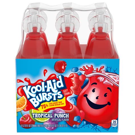 Save On Kool Aid Bursts Soft Drink Tropical Punch 6 Pk Order Online Delivery Giant