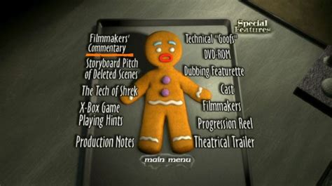 Shrek 2001 Dvd Menus
