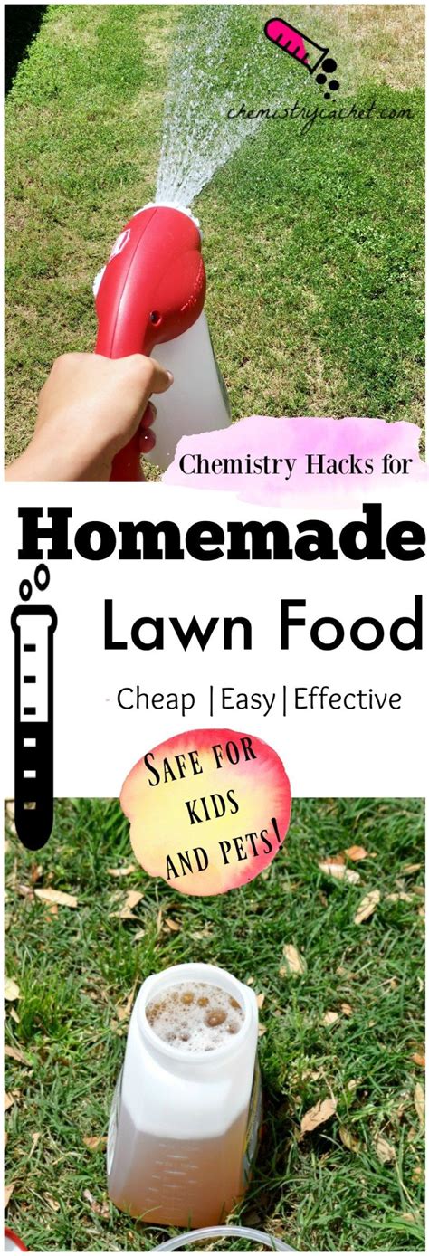 Another Fantastic Chemistry Hack Homemade Lawn Food Easy Cheap And