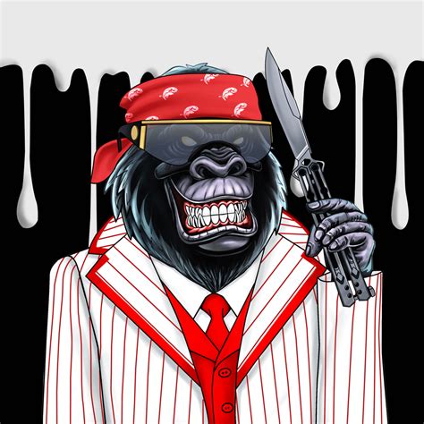 Gangster Gorillas 789 Nft On Solsea