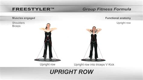 Group Fitness Formula Strength Upright Row Youtube