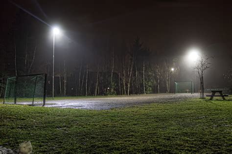 Soccer Field in the Night-Time | While walking around the ne… | Flickr