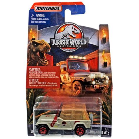 Jurassic World Legacy Collection 93 Jeep Wrangler 12 Diecast Vehicle