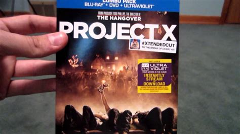 Project X Blu Ray Combo Pack Unboxing Youtube