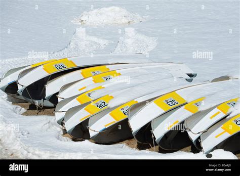 Quabbin Boats In Winter Quabbin Reservoir Stock Photo Alamy