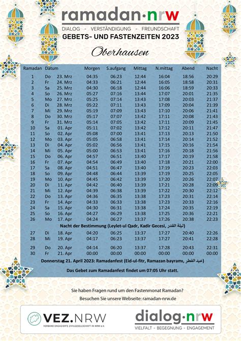 Ramadankalender Oberhausen | ramadan-nrw