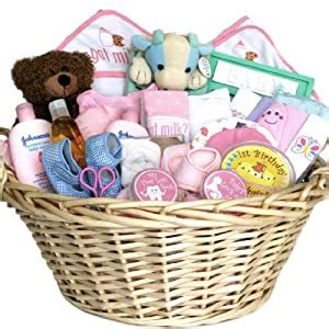 Baby shower gifts on amazon. Amazon.com : Deluxe Baby Gift Basket - PINK for GIRLS ...