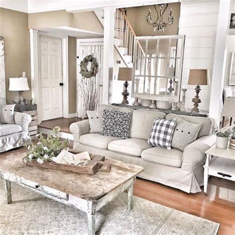 40 Rustic Farmhouse Living Room Design And Decor Ideas For Your Home Images And Photos Finder