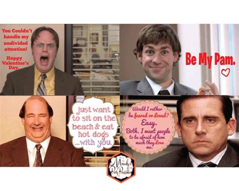 Free Printable “the Office” Valentine Cards Mandy S Party Printables The Office Valentines