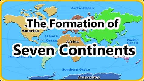 7 Continents Geography For Kids The Formation Of Continents