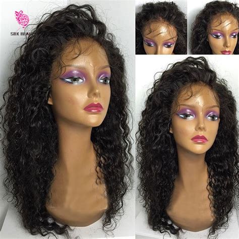 7a glueless full lace wigs virgin cambodian water wave hair wig bleached knots full lace front