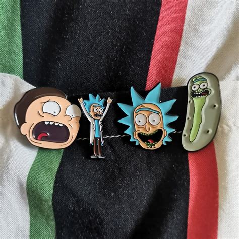 Rick And Morty Enamel Pins Design And Craft Others On Carousell