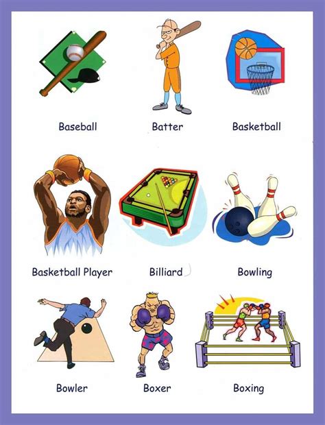 Sports Vocabulary For English Learners 15 English Study Learn English
