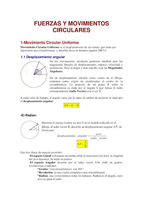 PDF FUERZAS Y MOVIMIENTOS CIRCULARES Darwin Darwin Milenium Com