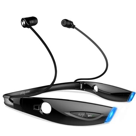 H1 Stereo Sport Bluetooth Headset Wireless Foldable Headphone Luminous Led Waterproof Earphone
