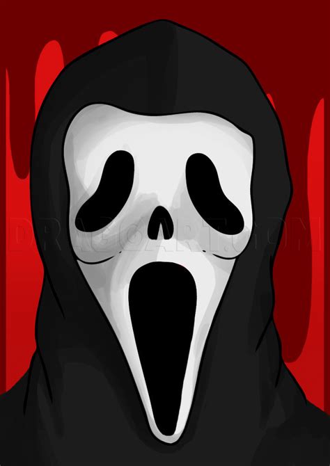 How To Draw Scream Step By Step Drawing Guide By Dawn Dragoart