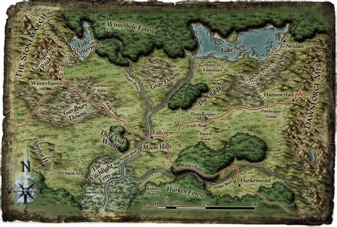 Fantasy World Map Forgotten Realms Dnd World Map Images