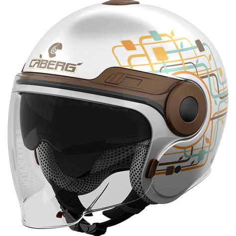 Caberg Uptown Lady Open Face Motorcycle Helmet And Visor