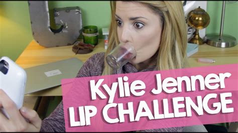 Kylie Jenner Lip Challenge Grace Helbig Youtube