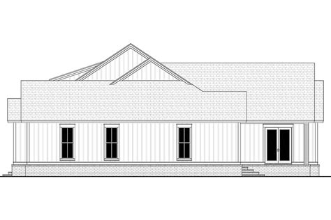 House Plan 51996 Farmhouse Style With 3076 Sq Ft 4 Bed 3 Bath 1